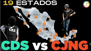 CJNG vs CDS : Alianzas, Subordinados y Estados en disputa