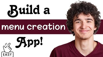 How to build a menu creation app