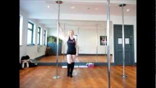 How to invert on a pole - Blush Dance UK Tutorial