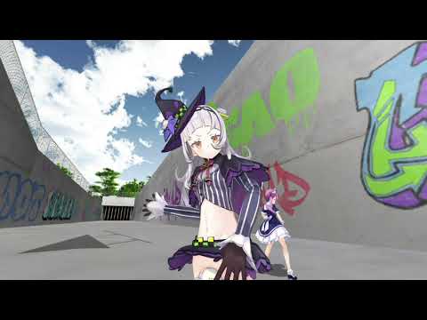 【VR180】(2) TLC - Creep by 湊あくあ 紫咲シオン 猫又おかゆ MoveCam【Hololive MMD】3D VR 8K M injected
