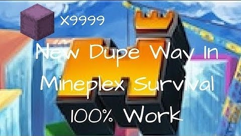 Dupe shulker box in mineplex survival  [Minecraft] 🤠