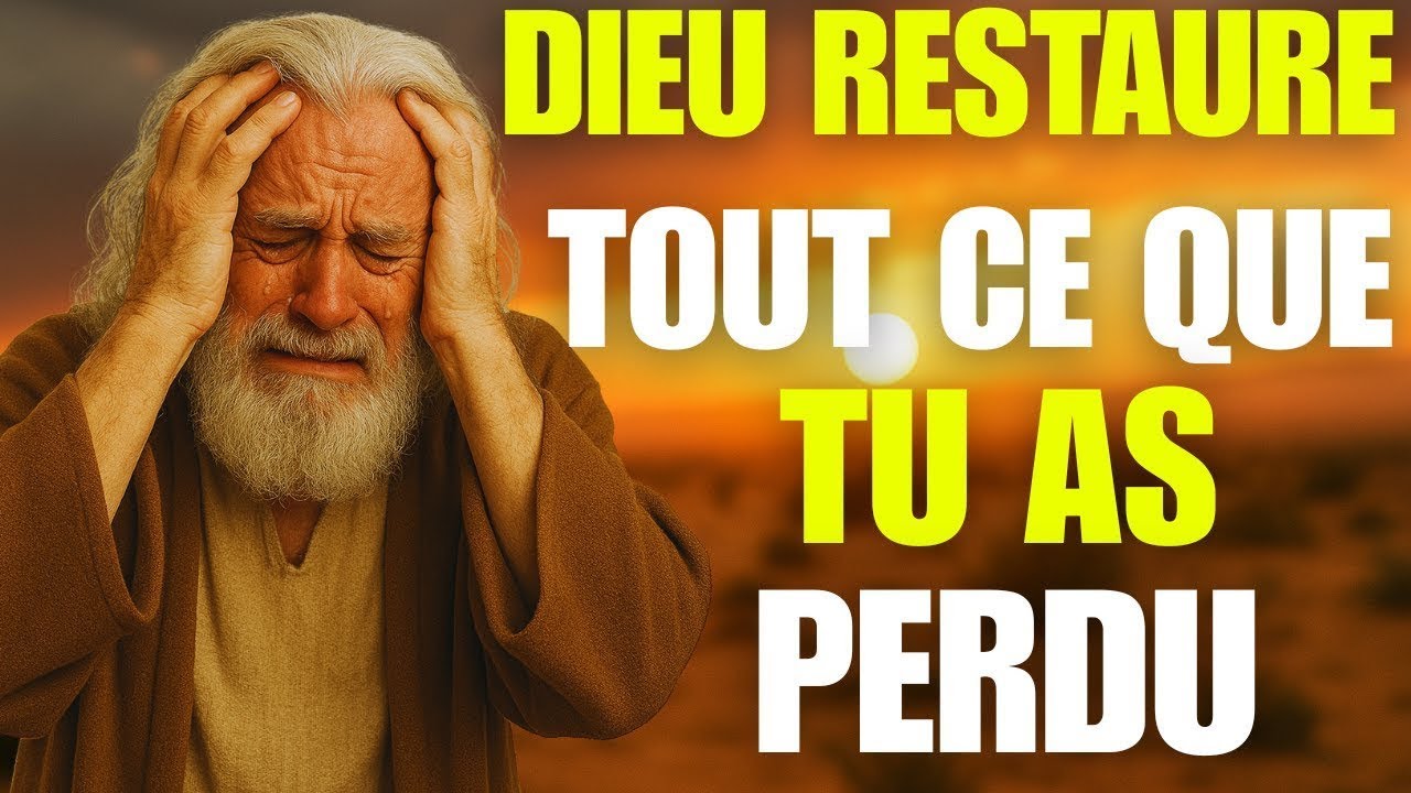 Dieu va restaurer Ce que Tu As Perdu : Une  Nouvelle vie Commence