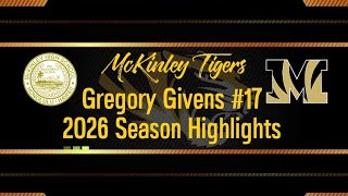 Gregory Givens 2026 Season Highlights 