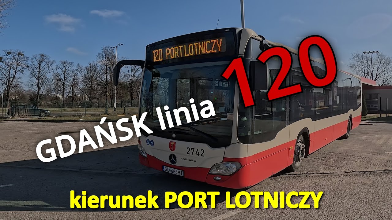 Gdańsk linia 120 kierunek PORT LOTNICZY