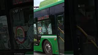 Speed Of Green Electric Bus  Rawalpindi #ecofriendly
