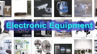 electronic equipment 3dsmax vray 158 Files Downloads link