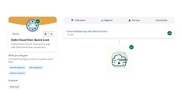 Data Cloud One: Quick Look - Salesforce Trailhead