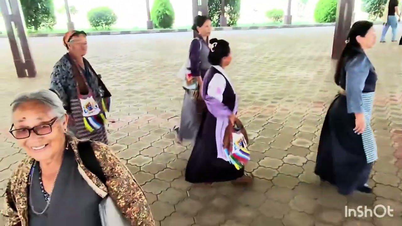 Official Guton Lhakar being held at HHDL PALACE once in 1st Wednesday#Every Month# BYLAKUPPE 👵🏿👳🏾🙏