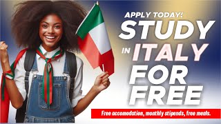 Pathway to Study in Italy for free and enjoy special benefits || Study in Italy for free 2024/2025