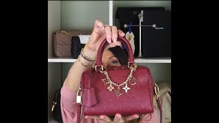 What`s in My Bag/ Louis Vuitton/ speedy 20 Bandouilere/Empreinte/lvlovermj  