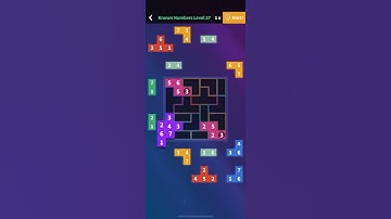 Flow Fit Sudoku Known Numbers Level 27