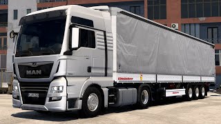 MAN TGX 440 | Engine Voice Records EVR Sound | Euro Truck Simulator 2 | Realistic Driving ETS2 1.50