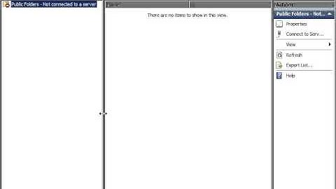 Configured Public Folder by EMC in Exchange Server 2010