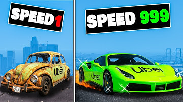 Upgrading from Slowest to Fastest Uber Car in GTA 5