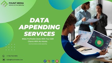 Data Appending Services - B2B Data Append | Social Media Profile and FAX Appending | Phone Append