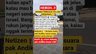 Andika perkasa mel4wan LSM #purbaya