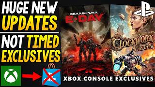 BIG Xbox EXCLUSIVES on PS5 UPDATES - Gears of War E-Day and Clockwork NOT TIMED EXCLUSIVES and More