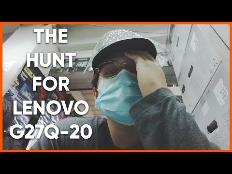 THE NEW LENOVO G27Q-20 GAMING MONITOR | VLOG#10 | DJI Pocket 2
