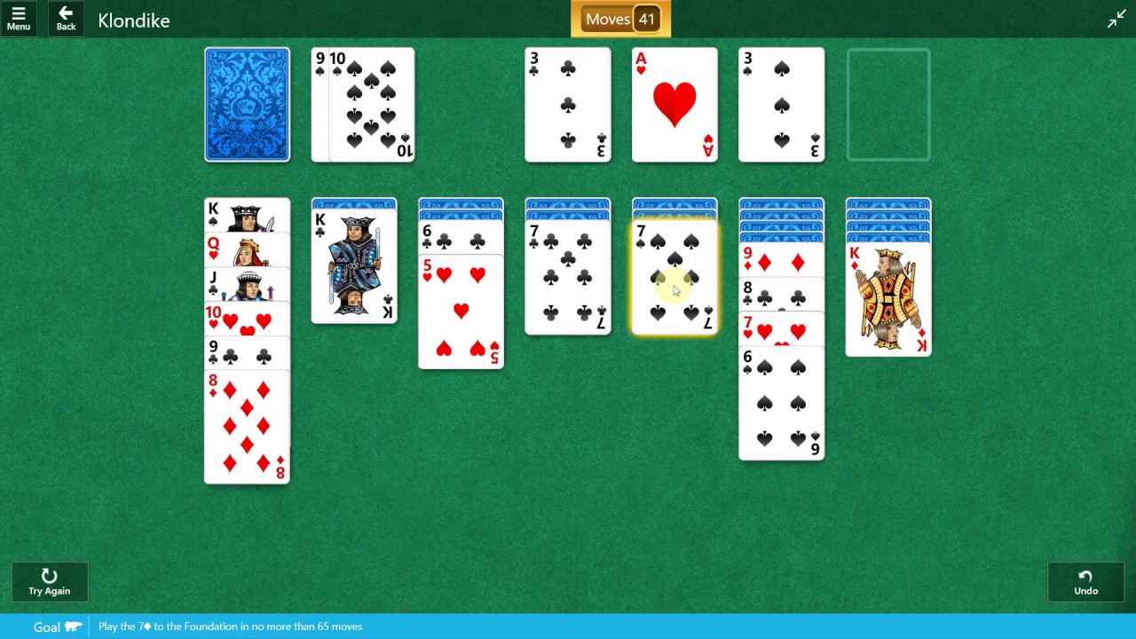 microsoft classic solitaire