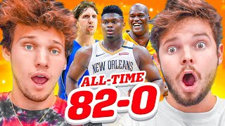 Make The ALL-TIME 82-0 NBA Team, Win The Prize!