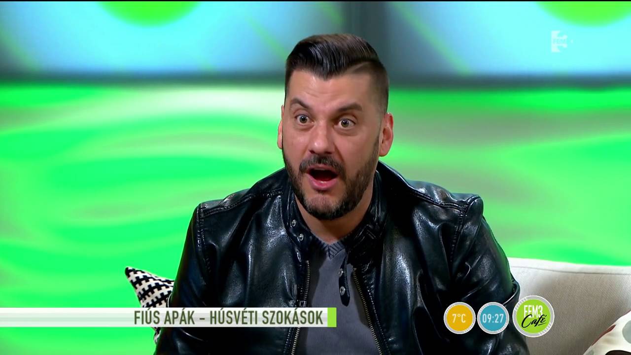 Kökény Attila soha nem vitte locsolkodni a fiát! - tv2.hu/fem3cafe
