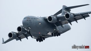 The U.S. Air Force C-17 Globemaster III shows off its insane takeoff speed |MCN