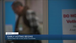 Denver opens first voting center this morning