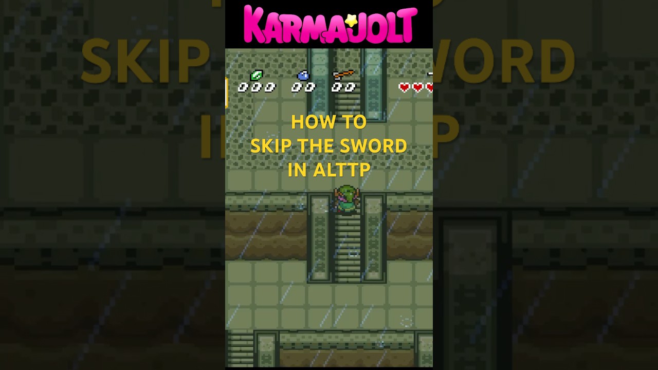 Skip The Sword в A Link to the Past (SNES) — обнаружен дикий глюк!