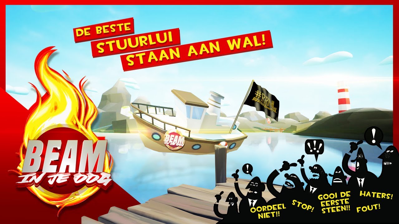 🕵⛵ DE BESTE STUURLUI STAAN AAN WAL! || BEAM IN JE OOG 👁 - YouTube