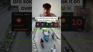 Bro sold his car to risk it on over 55 Indians 😭☠️ #car #india #foryou #gambling #gamble #big #win