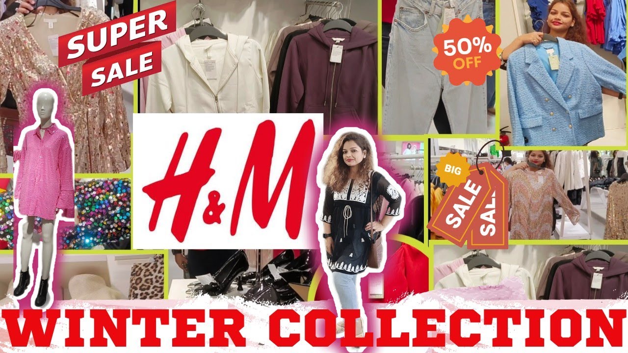 H&M Winter Collection 2022!! H&M store complete tour!! H&M shopping vlog!!