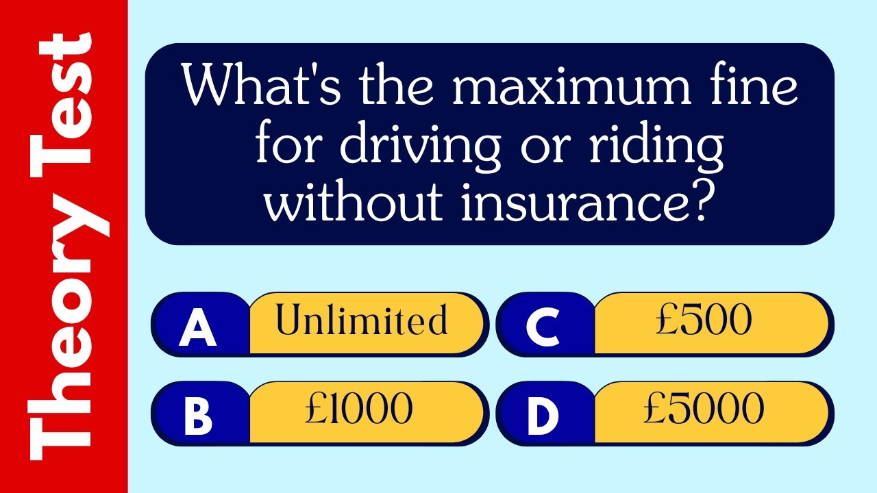 ESSENTIAL DOCUMENTS: Theory Test Questions From DVSA-Approved Question ...