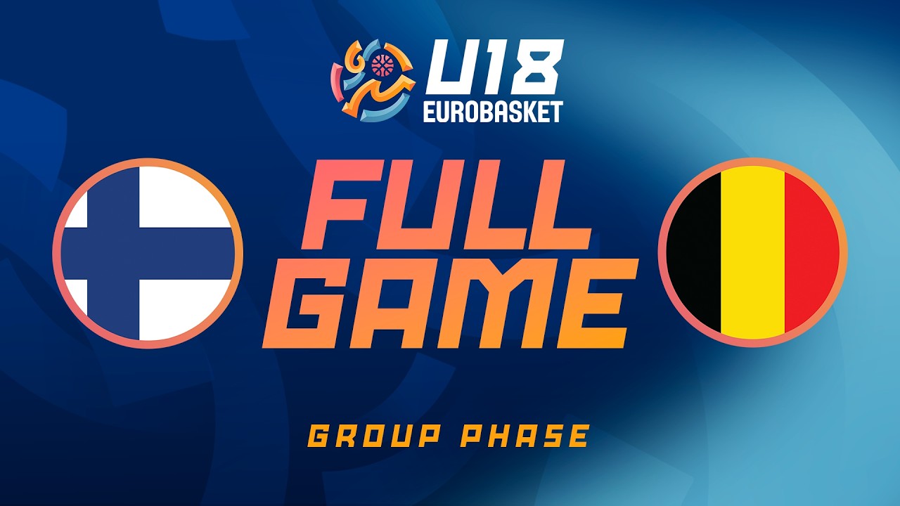 Group Phase | Finland v Belgium | Full Basketball Game |FIBA U18 Women's EuroBasket 2026
