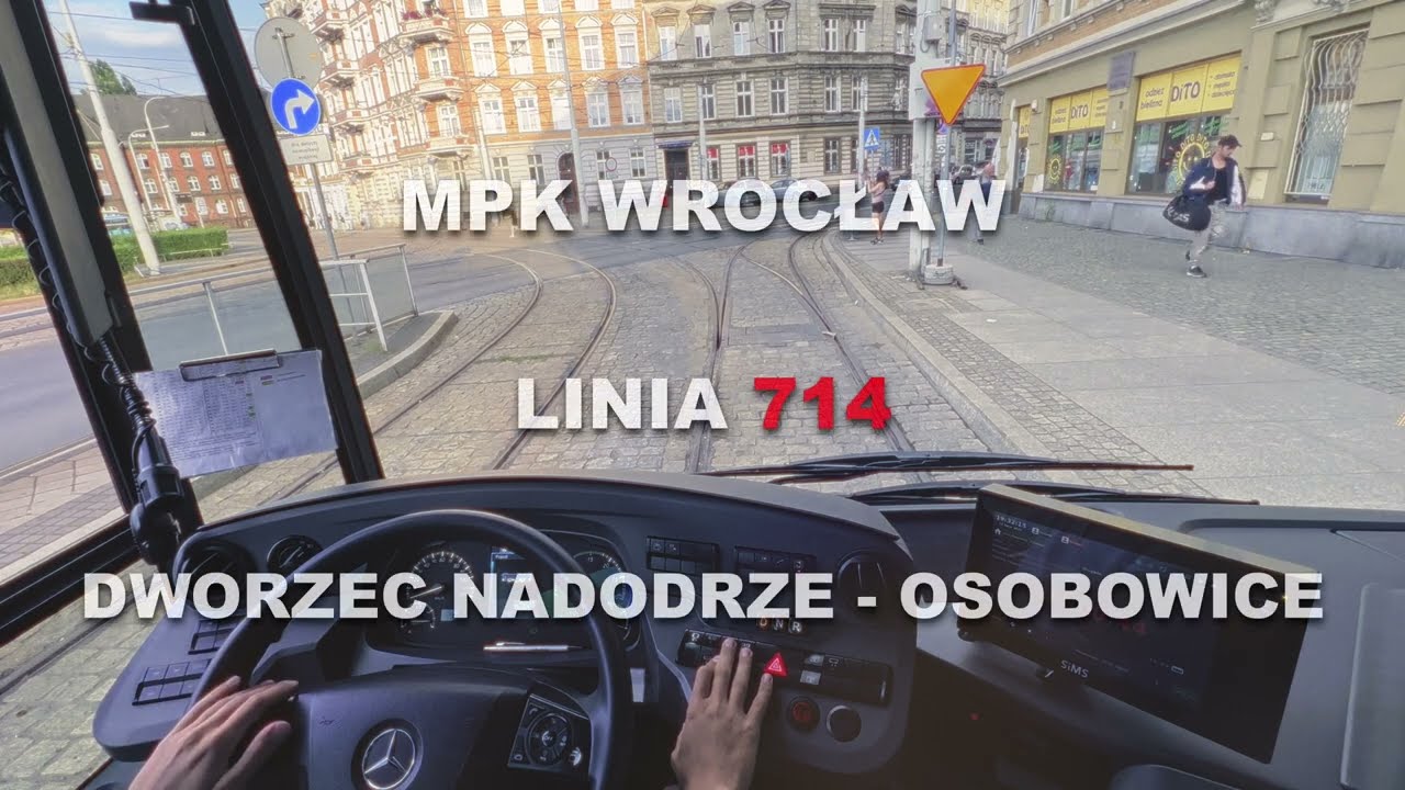 MPK Wrocław - Linia 714 - Mercedes Citaro C2