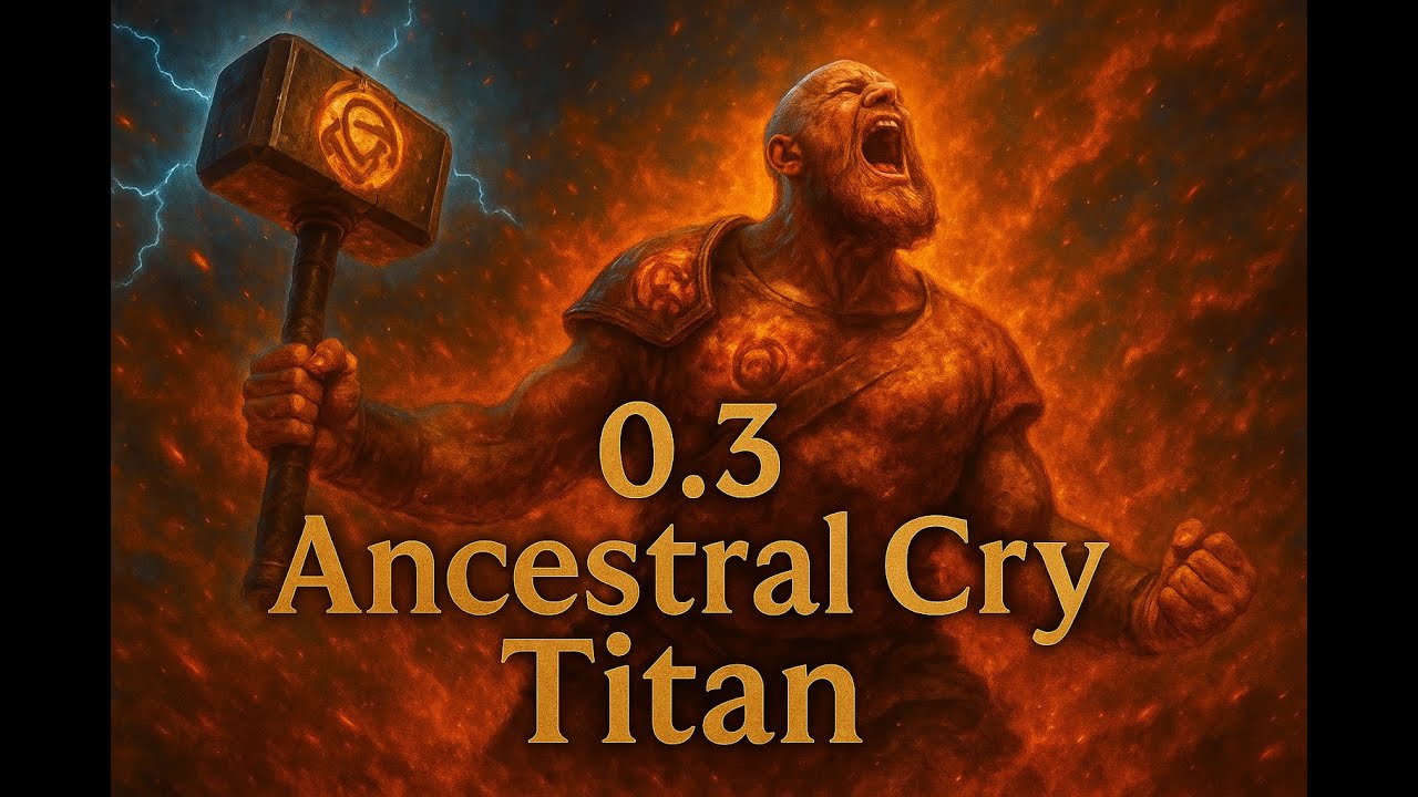 Poe2 0.3 Ancestral Cry Titan Form 1 Build Guide | Dreamer Scepter