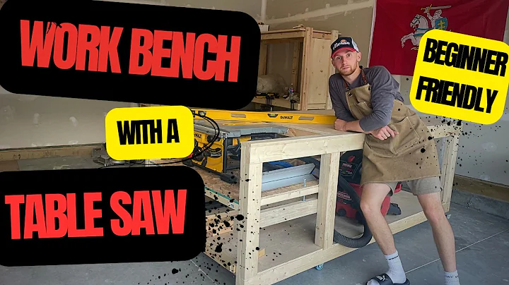 Simple Workbench Build with Table Saw Insert (Perfect for Beginners)