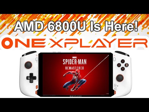 AMD One X Player Mini Pro Is Here! Featuring Ryzen 6800U - Spider-Man Remastered Gameplay