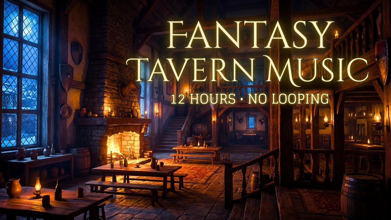 Mellow Medieval Tavern Music | 12 Hours of Celtic Melodies for Study, Sleep & Good Vibes