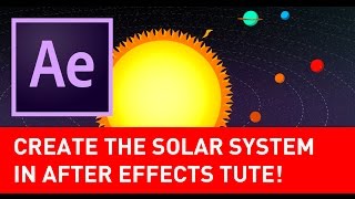 How to create the solar system in After Effects tutorial