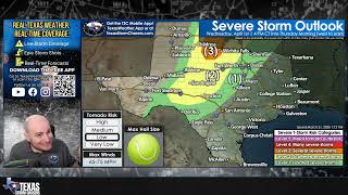 Texas Weather Turning Active Storms Today Bigger Threat Tomorrow Night