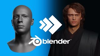 How I Made a Realistic Anakin Portrait using Blender