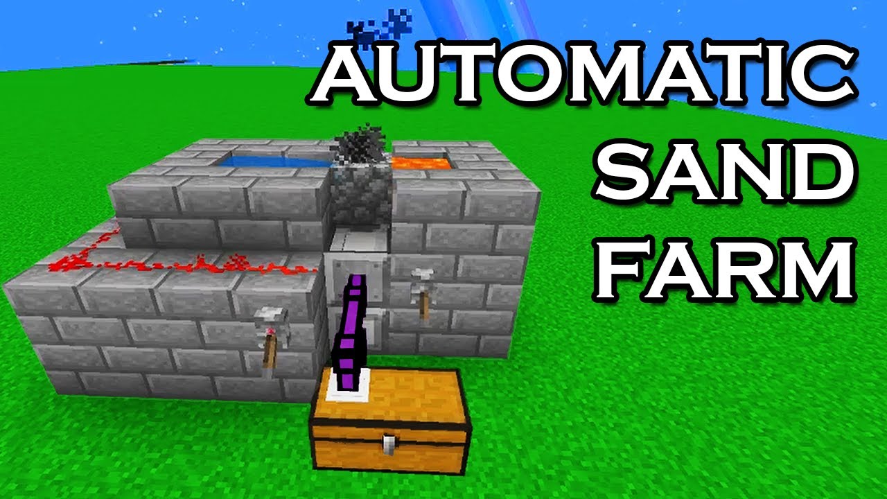 Automatic Gravel and Sand Farm - SkyFactory 5