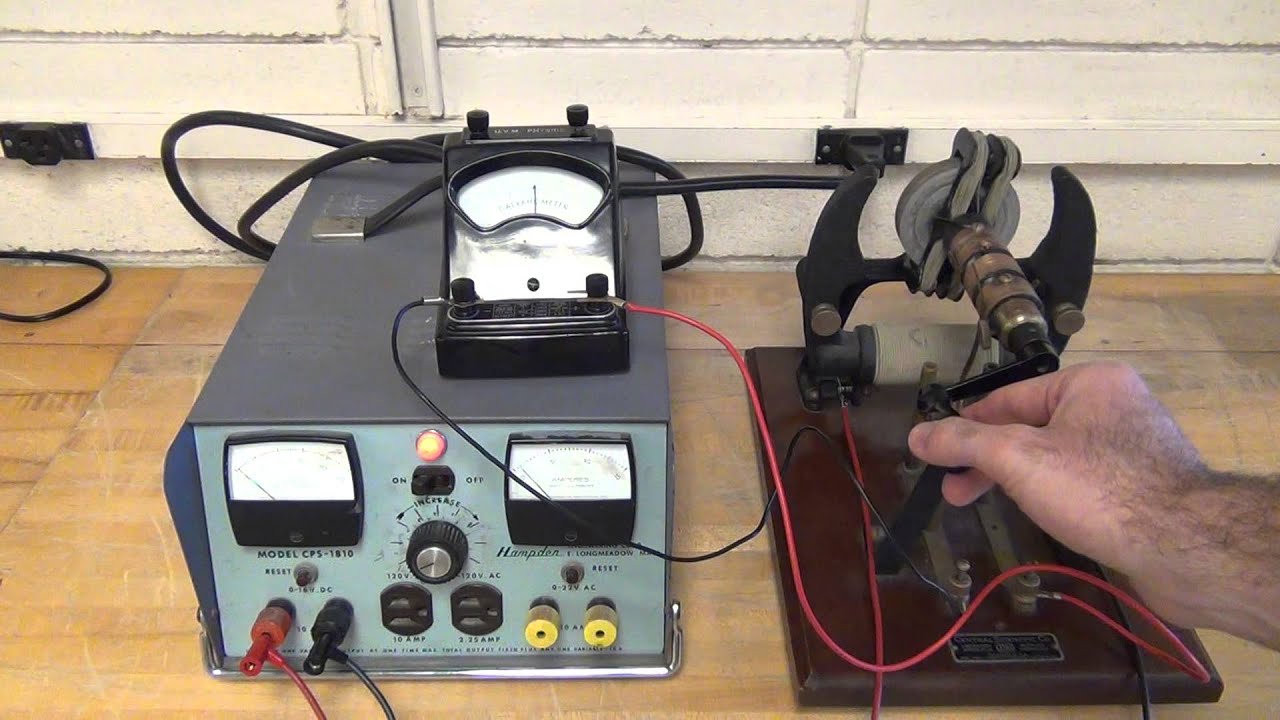 Hand crank AC generator YouTube