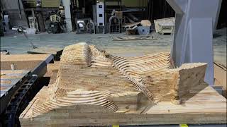 solid wood mould carving 5 axis cnc router machine