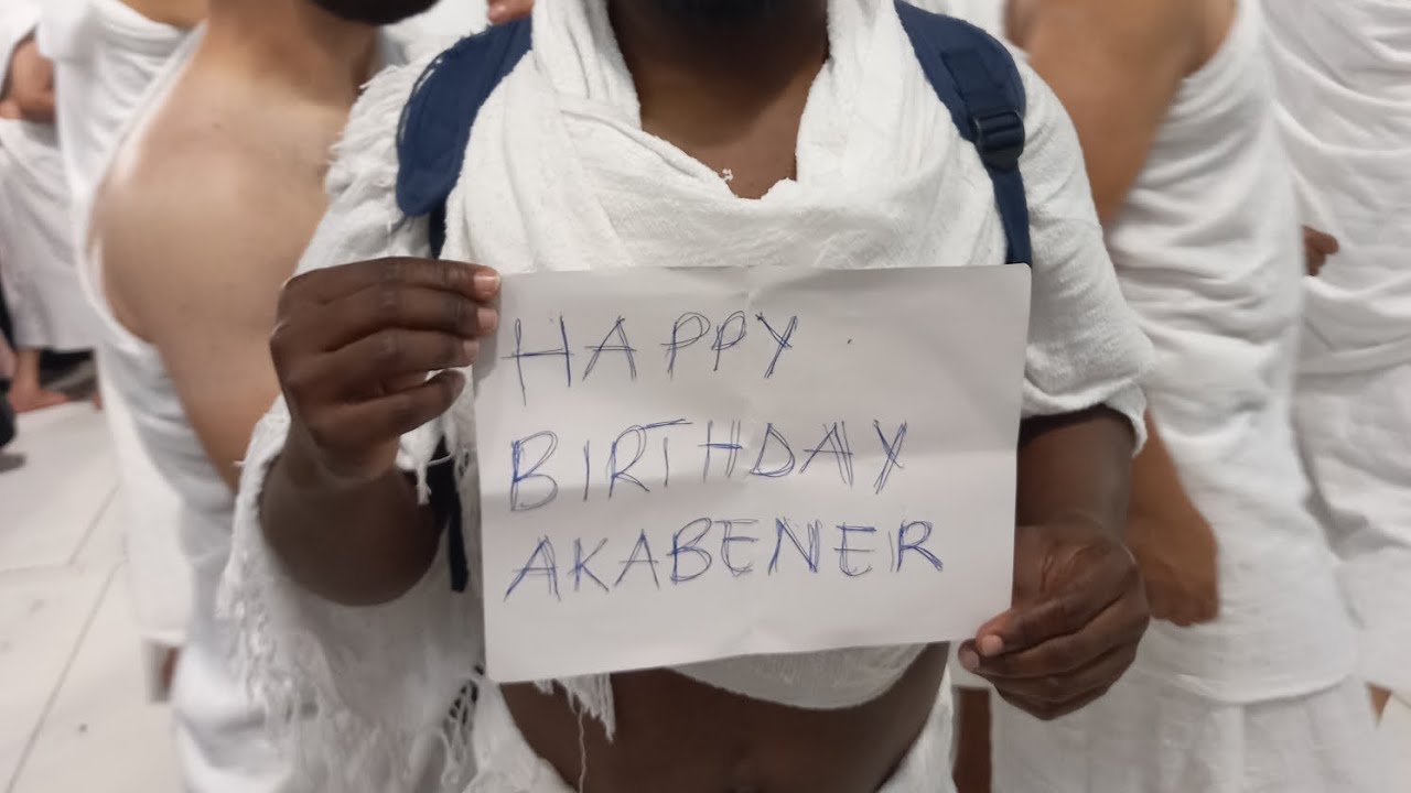 A SPECIAL BIRTHDAY SUPRICE FROM MECCA TO AKABENEZER 