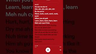 Work - Rhianna (Lyrics)