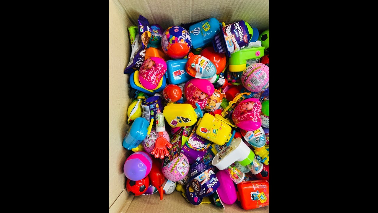 New Surprise🎁Candy Bag And I Love Surprise Ball Asmr😍Unboxing 😋|| Lot’s Of Surprise Eggs Unboxing