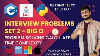 Interview Problems On Time Complexity | Set 2 | Calculating Worst Case Time Complexity | Big O
