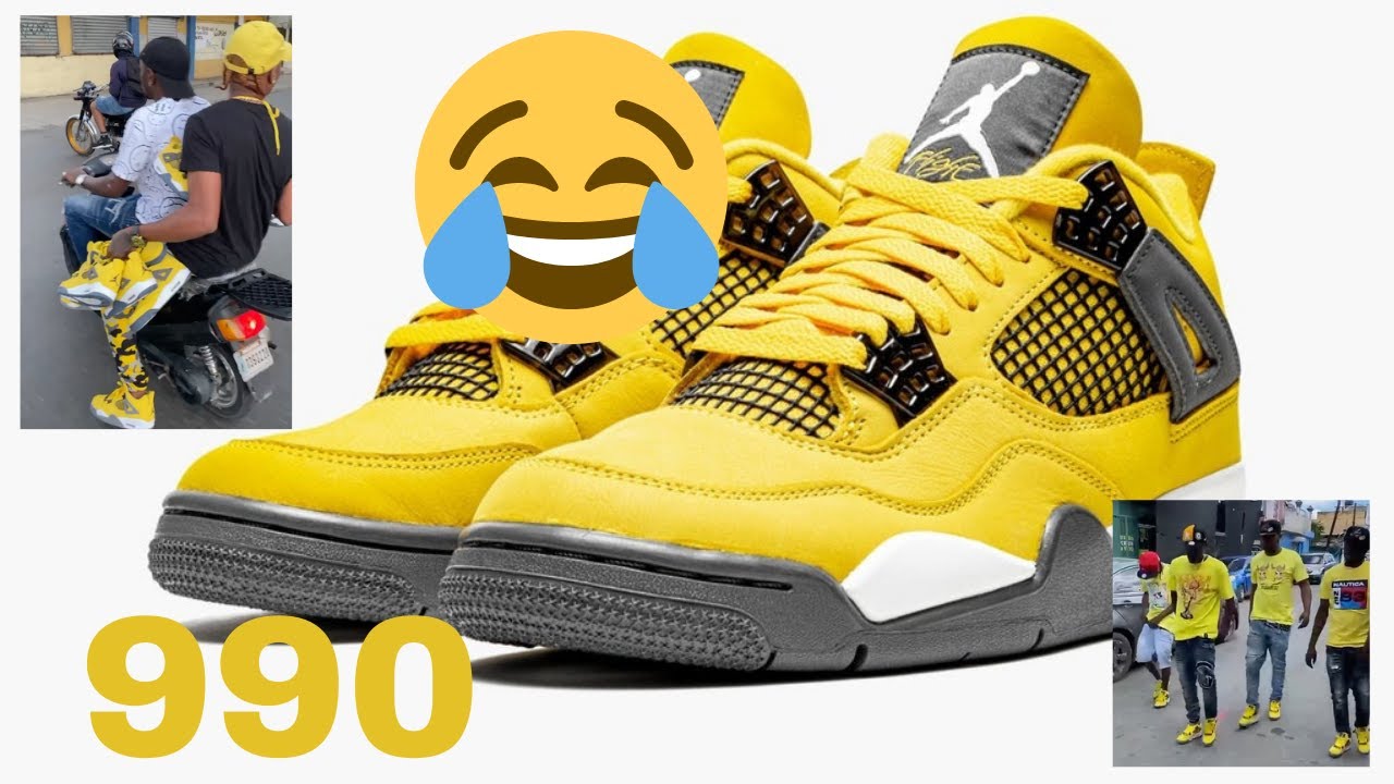 JORDAN 4 AMARILLO 990 MAS VIRAL EN LAS REDES I MIRA LO QUE DICE CEKY VICINY  😂 - YouTube