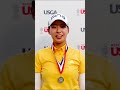 全米女子オープン大会終了直後のコメント#short